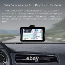 7 Carplay Double DIN Car Stereo Radio GPS Bluetooth MP5 Player WIFI Mirror Link