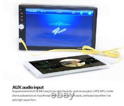 7 Double 2DIN HD 1080P Car MP5 MP3 Player Touch Screen Stereo FM Radio +Camera