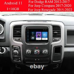 7 For 2012-17 Dodge Ram Pickup Android 10 Car Stereo Radio Navigation Wifi