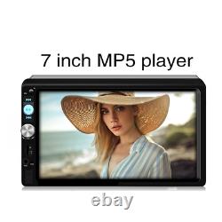 7 HD 2 Din Car MP5 Player Bluetooth Touch Screen Stereo RadioRear Camera Kits