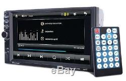 7 HD 2 Din In-dash Car GPS Navigation Bluetooth Stereo MP3 Player FM Radio MP5