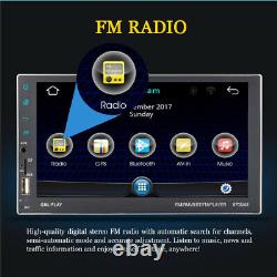 7 HD Car GPS Navigation Radio DVD MP5 Player Rear View 2 DIN Stereo Android