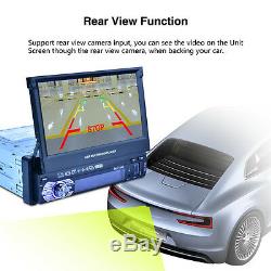 7 HD Touch Screen 1DIN Car GPS Navigation Bluetooth FM Radio MP5 Player+8GB Map