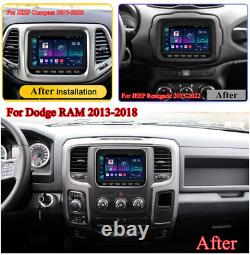 7 Stereo Radio GPS Wifi For Dodge Ram 13-18 Jeep Compass 17-20 Renegade 15-22