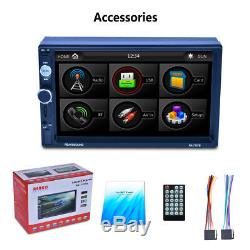 7 TFT Screen 2 DIN Bluetooth Car Dash Audio RDS/FM Radio Stereo MP5 Player Kit