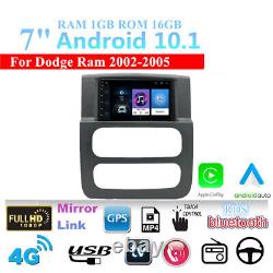 7'' USB Android Wireless Carplay 16GB Car Radio GPS For 2002-05 Dodge Ram Truck