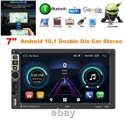 7 inch Android 10.1 Double Din Car Stereo Radio with Bluetooth USB GPS Navi Wifi