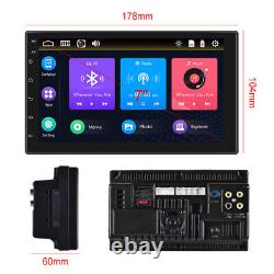 72DIN Carplay Car Stereo Radio GPS Bluetooth MP5 Player WithAHD Camera Universal