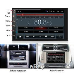 7Single Din Android 8.1 Quad-Core 1+16GB Car Stereo Radio GPS WiFi 3G/4G Player