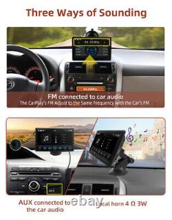 7in Touch Screen Monitor Wireless Carplay Android Auto Portable Car MP5 Player