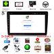8''1DIN Android 10.1 Car Stereo MP5 Player Radio GPS Navi Touch Screen