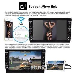8in Car Stereo MP5 Player Mirror Link WIFI Bluetooth GPS FM Radio 2DIN Quad Core