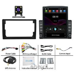 9.7 2Din Apple Carplay Android 13 Car Stereo GPS Navi Radio BT DSP Wifi +Camera