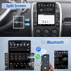 9.7 2Din Apple Carplay Android 13 Car Stereo GPS Navi Radio BT DSP Wifi +Camera