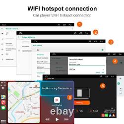 9.7 2Din Apple Carplay Android 13 Car Stereo GPS Navi Radio BT DSP Wifi +Camera