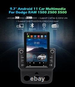 9.7 Android 12 Car Radio Head Unit Gps Satnav For Dodge Ram 1500-5500 2013-2018