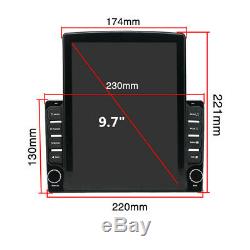 9.7 Android 9.1 Quad Core Car Stereo Radio MP5 Player GPS Navigation Wifi OBD