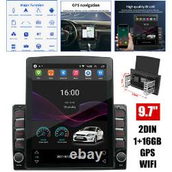 9.7 GPS Navigation For Car Double Din HD Stereo Radio with Bluetooth Player Wifi