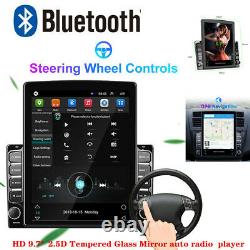 9.7Vertical Screen HD 2.5D Bluetooth FM Radio USB GPS Car MP5 Player Android8.1