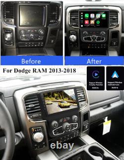 9'' Android 13 Stereo Radio GPS For Dodge RAM Truck Auto AC 2013-2018 with Carplay