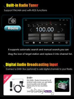 9 Android Sat Nav Bluetooth GPS Head Unit For Dodge Ram 1500 2500 3500 FM Radio