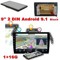 9'' Double 2 DIN Android 9.1 Car Stereo WIFI FM Radio GPS Navigation Head Unit