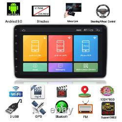9 Rotatable Touch Screen Android 9.0 Quad Core Car Stereo Radio Video GPS 1+16G