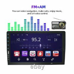 9'' Single 1DIN Apple carplay android auto Car Radio Stereo BT mp5 touch screen
