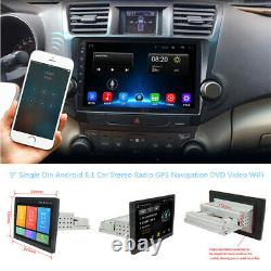 9 Single Din Android 8.1 Car Stereo Radio GPS Navigation DVD Video USB FM WiFi