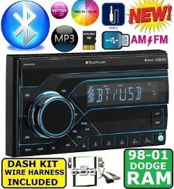98 99 00 01 Dodge Ram Am/fm Bluetooth Aux Usb/sd Eq Car Radio Stereo Pkg