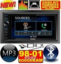 98 99 00 01 Dodge Ram Bluetooth Touchscreen Usb Sd Aux Car Radio Stereo Pkg