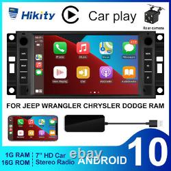 Android 10.0 Car Radio Carplay GPS Navi Stereo For Jeep Dodge Ram Chrysler 300C