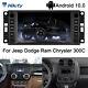 Android 10.0 Car Radio GPS Navi Stereo For Jeep Dodge Ram Wrangler Chrysler 300C
