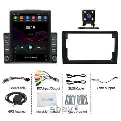 Android 11.0 Carplay 9.7 2DIN GPS Car Stereo Radio Player Wifi Android Auto Cam
