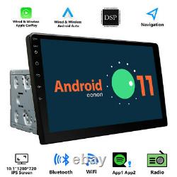 Android 11 10.1Apple Carplay Car Radio Bluetooth Stereo Touch Screen Double DIN