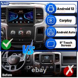 Android 12.0 Car Radio GPS Navi Carplay For Dodge RAM 1500 2014 2015 2016-2019