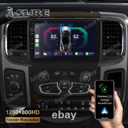 Android 13.0 Car Stereo Radio GPS Carplay For 2013-2018 Dodge RAM 1500 2500 3500