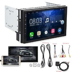 Android 6.0 2Din Car Stereo Radio Player GPS Navigation Wifi Universal 7 with Map