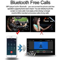 Android 8.0 7 2 DIN Car GPS Bluetooth Stereo Radio DVR AM FM MP3 MP5 Player iOS