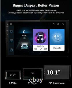 Android 8.1 10.1 1Din Touch Screen Quad-Core 16G Car Radio GPS Wifi BT DAB OBD