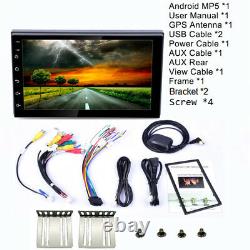 Android 8.1 7 2 DIN Car GPS Bluetooth Stereo Radio FM MP3 MP5 Player Multimedia