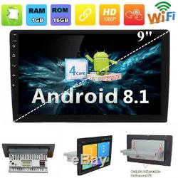 (Android 8.1) 9 GPS Car Stereo Radio WiFi 3G 4G BT Single 1 Din Mirror Link