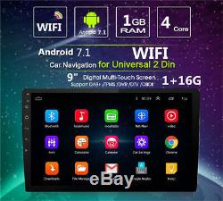 Android 8.1 Bluetooth 9 WiFi Car Dash Stereo Radio MP5 Player GPS Navigation