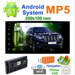 Android 8.1 Car Radio Multimedia Universal Navigator Head Unit 1+16G Quad-Core