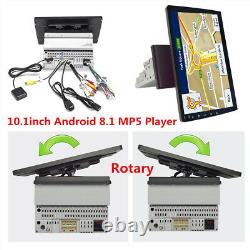 Android 8.1 Single Din 10.1 HD Quad-Core Car Stereo Radio GPS Wifi Mirror Link
