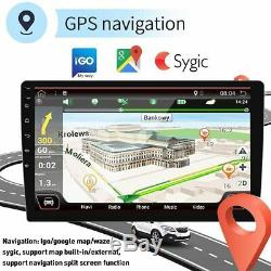 Android 9.0 9'' Single Din 8-Core 4G+32GB Car Stereo Radio GPS Wifi BT+HD Camera