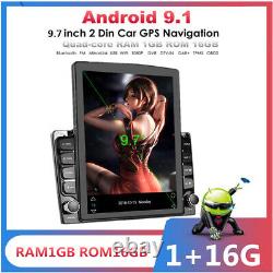 Android 9.1 9.7 2Din Car Stereo Radio MP5 Player GPS Navigation Wifi OBD DAB