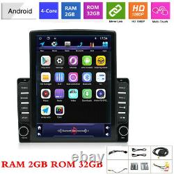 Android 9.1 Vertical Screen 2Din 9.7 Car Stereo Radio GPS Wifi Quad-Core 2G+32G