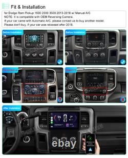 Android Car Radio Stereo Carplay 1280x800 For Dodge Ram 1500 2500 3500 2014-2018