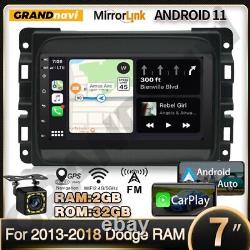 Android Car Radio Stereo GPS Navi Carplay For 2013-2018 Dodge Ram 1500 2500 3500